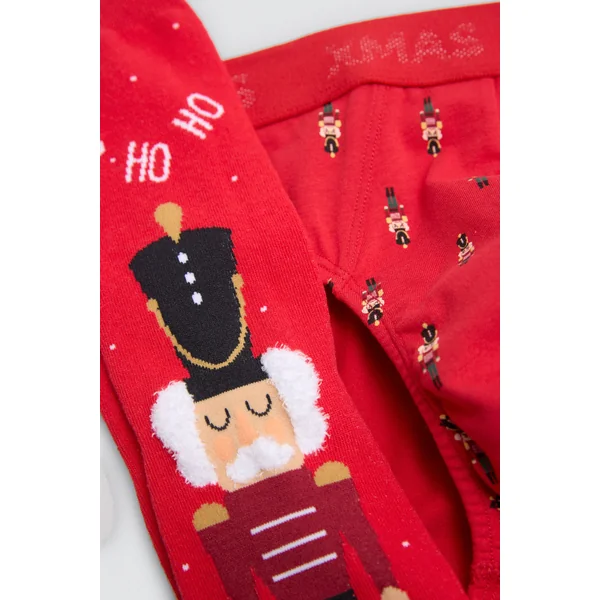 Pack de slips et chaussettes de Noël