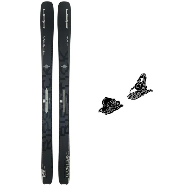 Pack Ski Alpin Ripstick 102 Black Edition + Fix