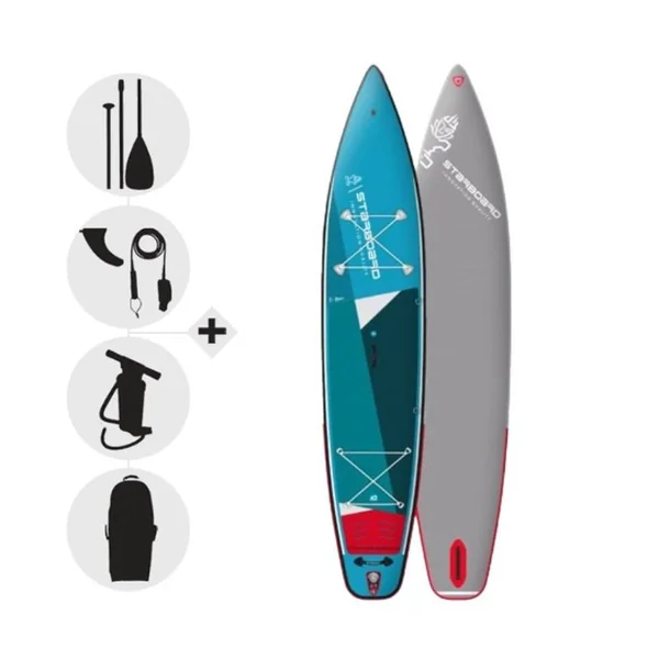 Paddle gonflable cruising 2023 Inf Sup 12''6" X 30" X 6" Touring M Zen Sc With Paddle Starboard
