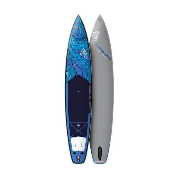 Paddle gonflable cruising 2024 Inf Sup 12''6" X 28" X 4.75" Touring S Blue Wave Deluxe Sc Starboard