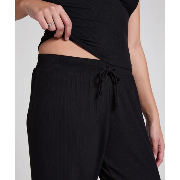 Pantalon côtelé Essential - Noir