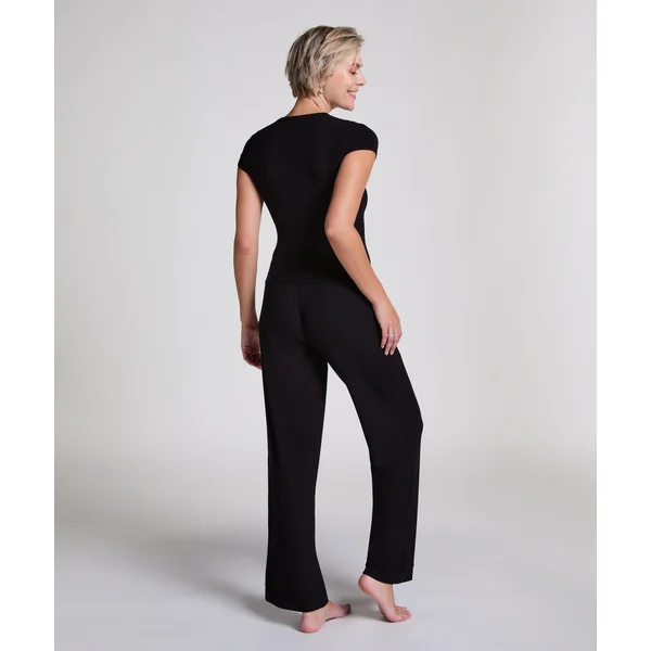 Pantalon côtelé Essential - Noir