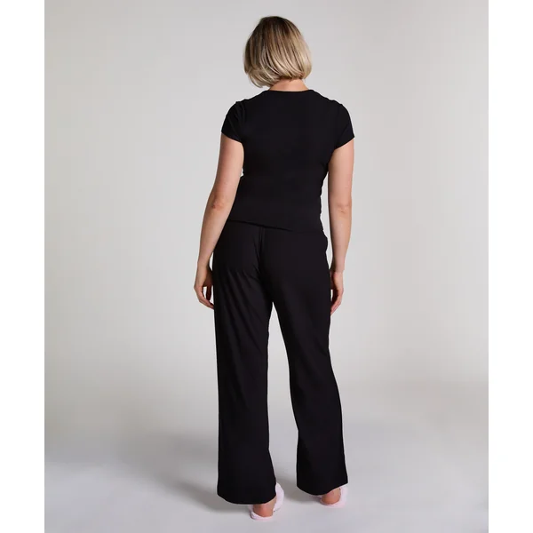 Pantalon côtelé Essential - Noir