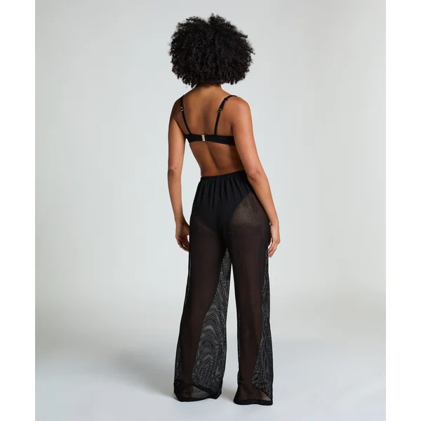 Pantalon de plage en maille - Noir