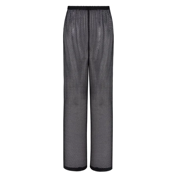 Pantalon de plage en maille - Noir