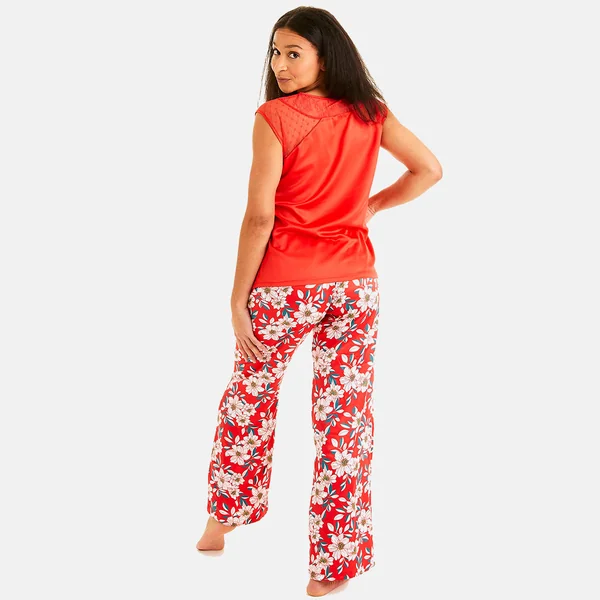 Pantalon de pyjama rouge Incendie