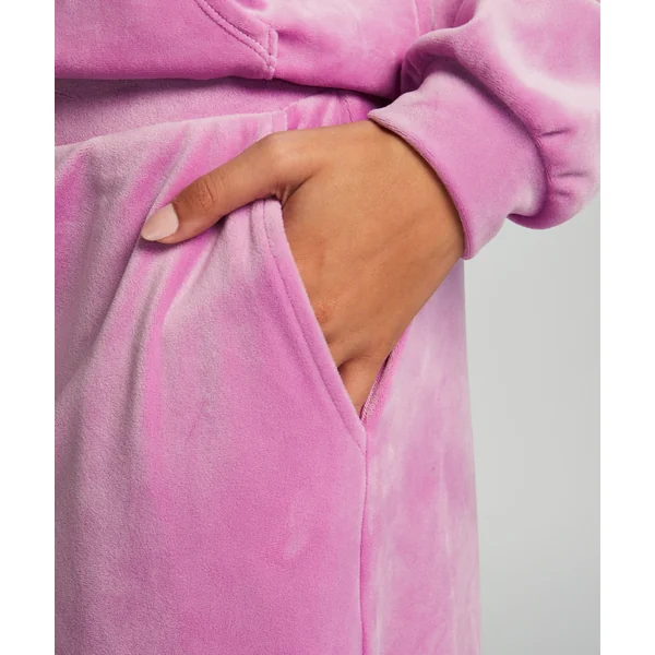 Pantalon de pyjama velours - Rose