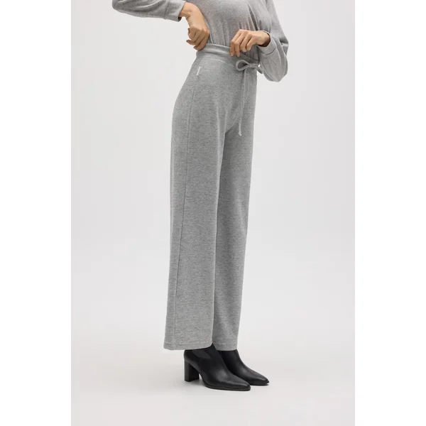 Pantalon droit gris extra confortable