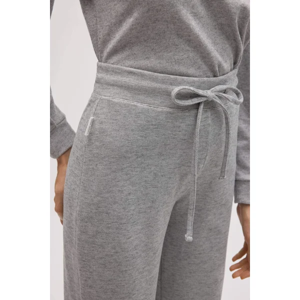 Pantalon droit gris extra confortable