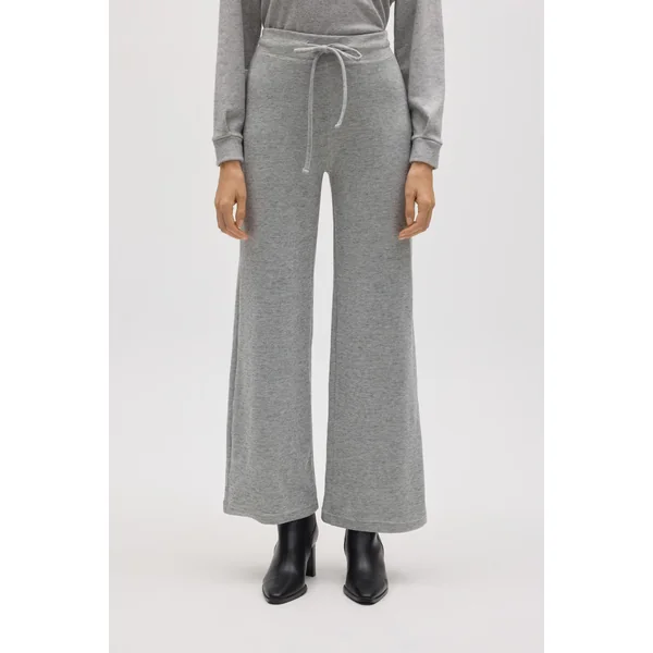 Pantalon droit gris extra confortable