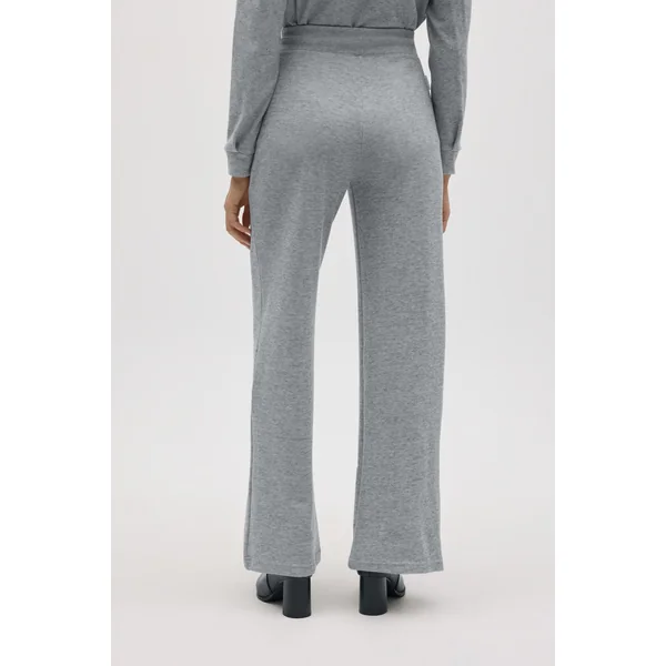 Pantalon droit gris extra confortable
