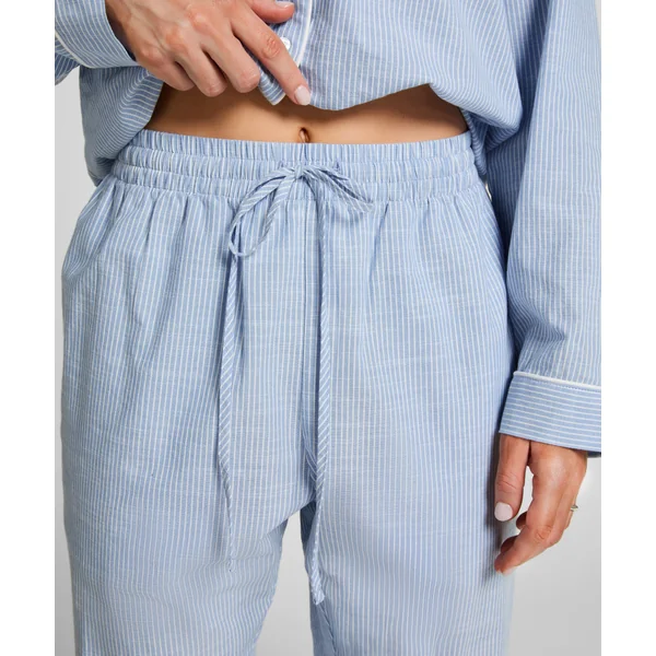 Pantalon en coton - Bleu