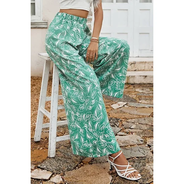 Pantalon Fleuri Champêtre