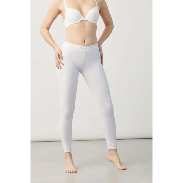 Pantalon intérieur thermique blanc