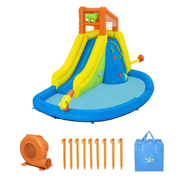 Parc aquatique gonflable enfants H2OGO! Mount Splashblast 267 cm