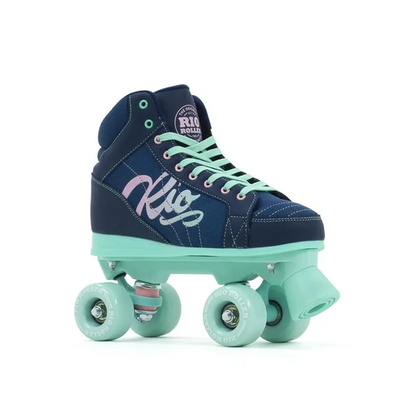 Patin Roller Quad RIO ROLLER Lumina Navy/Green - Roller quad loisir enfants & adultes