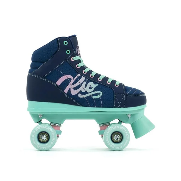 Patin Roller Quad RIO ROLLER Lumina Navy/Green - Roller quad loisir enfants & adultes