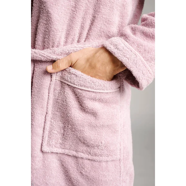 Peignoir de douche unisexe rose | MUYDEMI