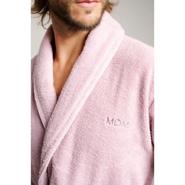 Peignoir de douche unisexe rose | MUYDEMI