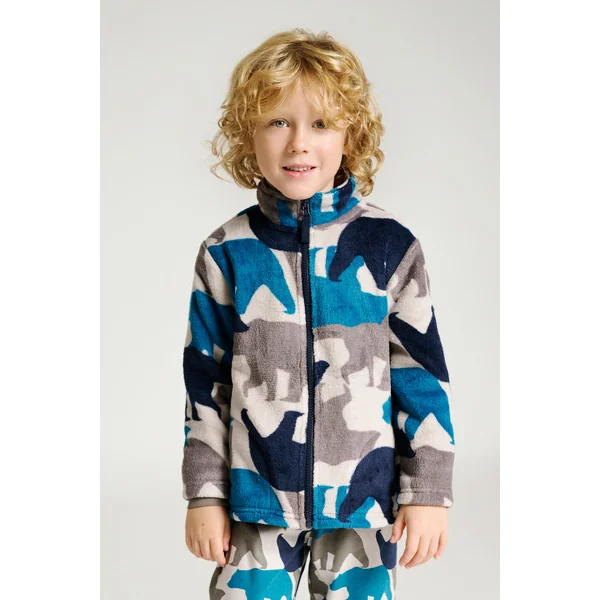 Peignoir enfant 2-8 ans, veste imprimé ours | MUYDEMI