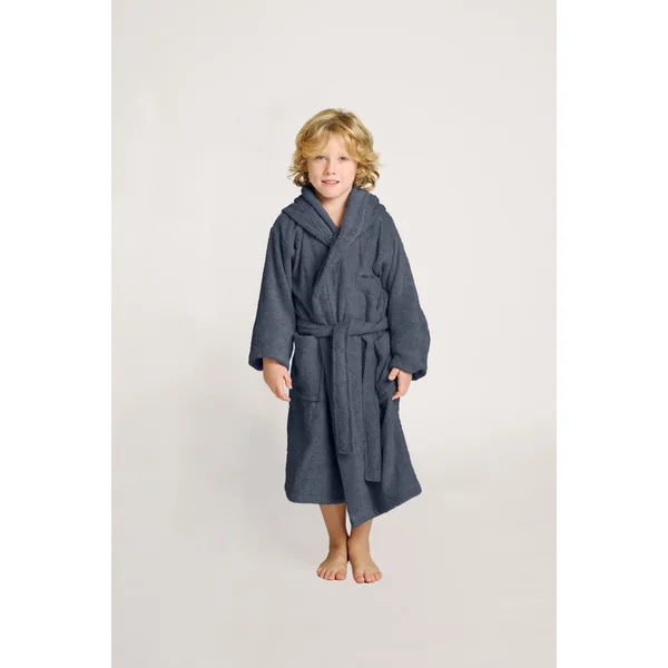 Peignoir enfant bleu marine | MUYDEMI
