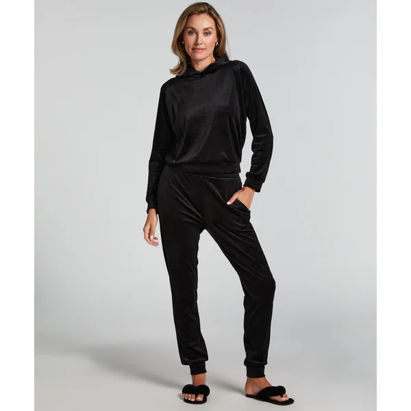 Petite Pantalon de jogging Velours - Noir