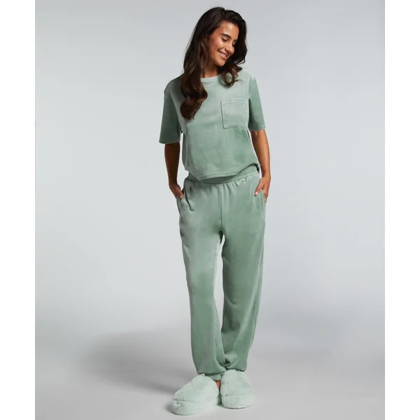 Petite Pantalon de jogging Velours - Vert