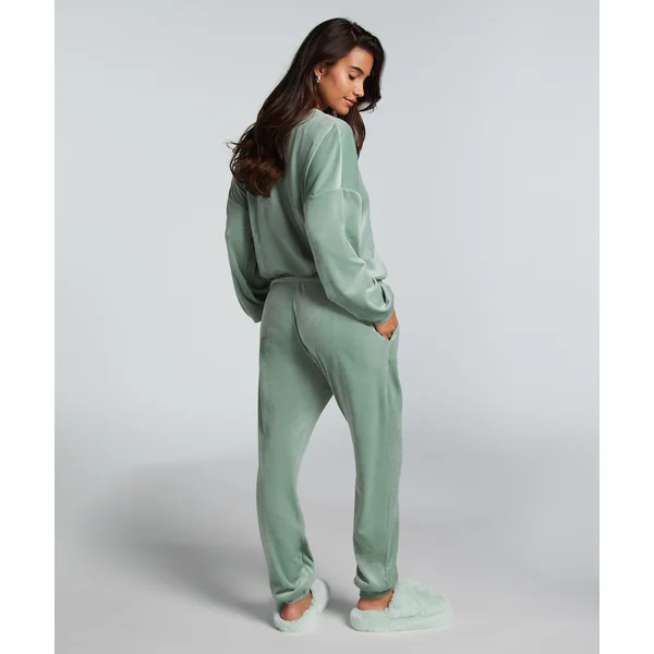 Petite Pantalon de jogging Velours - Vert