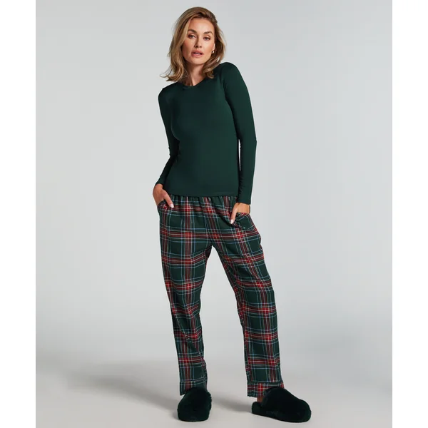 Petite pantalon de Pyjama Flanelle - Vert