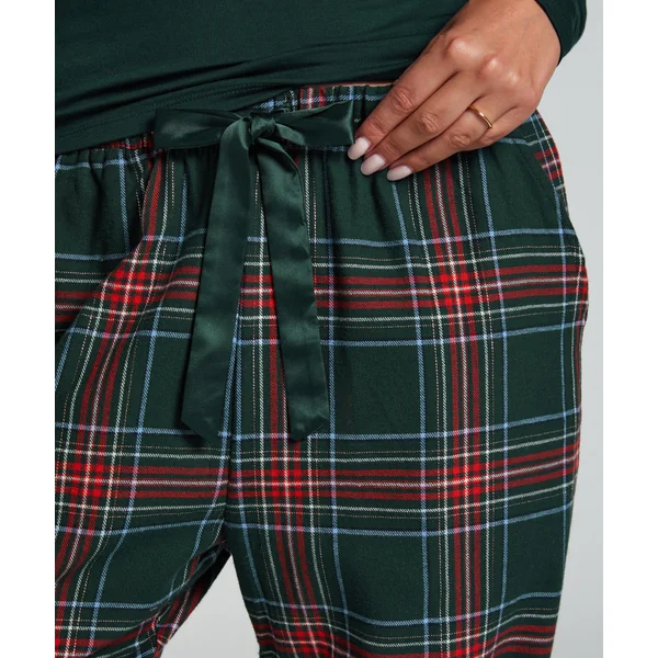Petite pantalon de Pyjama Flanelle - Vert