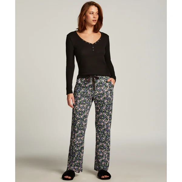 Petite pantalon de pyjama - Noir