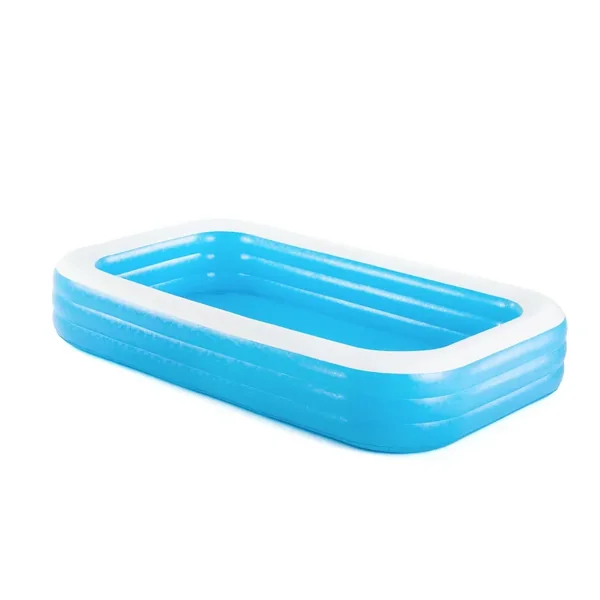 Piscine gonflable rectangulaire Bestway 305 x 183 x 56 cm bleu translucide