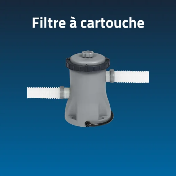 Piscine gonflable ronde Bestway Fast Set 366 x 76 cm bleu