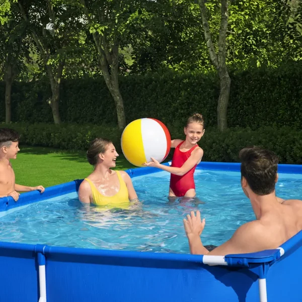 Piscine hors sol tubulaire rectangulaire Bestway Steel Pro 400 x 211 x 81 cm bleu