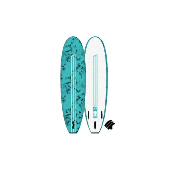 Planche de surf mousse MADNESS EPS Core Marble 7'0 pour débutants