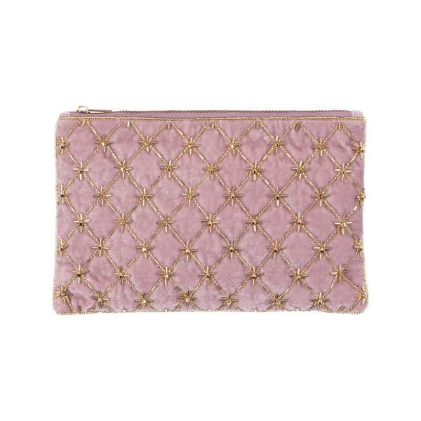 Pochette en perles - Rose