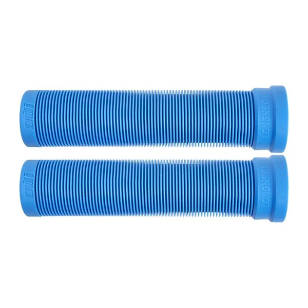 Poignées Trottinette ODI longneck St Soft grips Bleu cyan - Confort freestyle