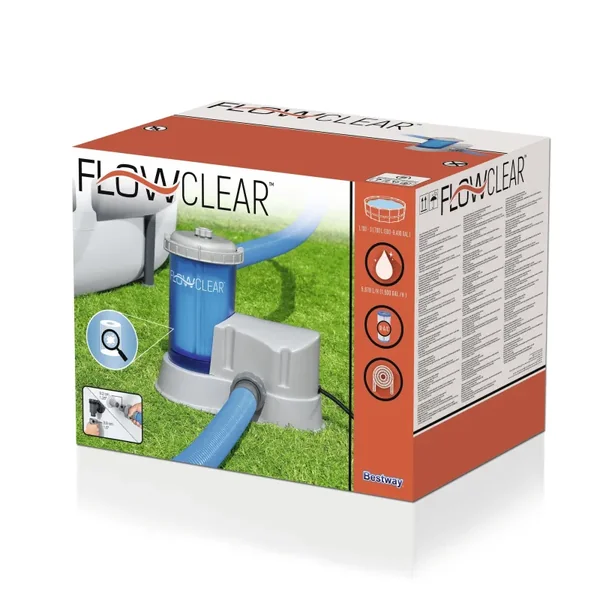 Pompe de filtration à cartouche 5678L/h pour piscines de 1100 à 31700L