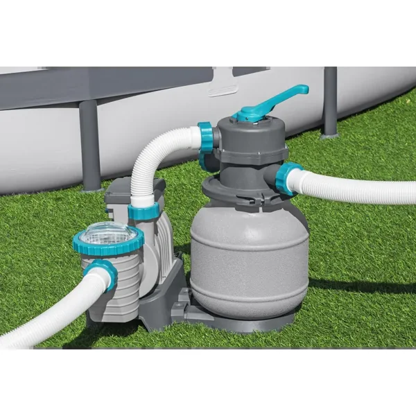 Pompe de filtration à sable pour piscine hors sol 6 056 L/h