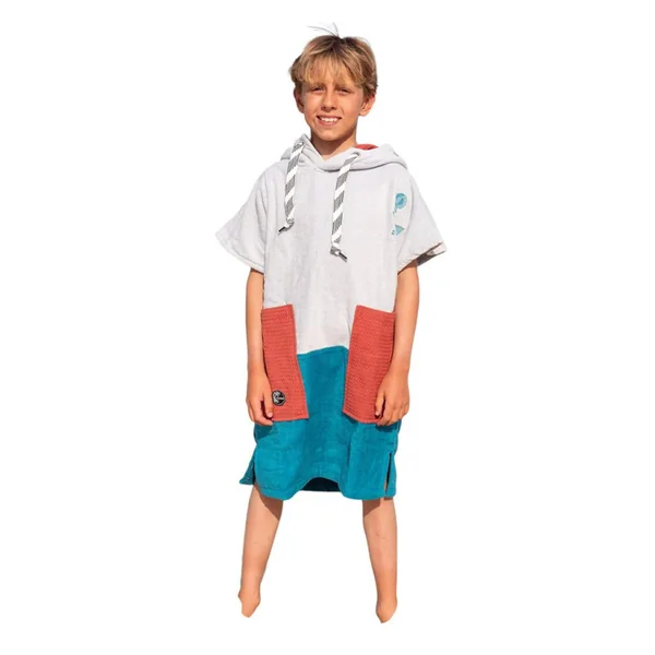 Poncho ALL IN Kid 6-9 ans - Confort et absorption glisse nautique