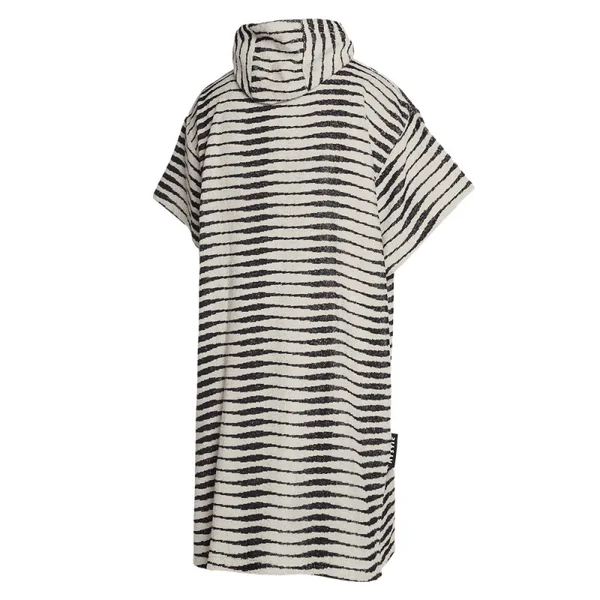 Poncho Mystic Jacquard Marshmallow - Confort et praticité pour la glisse