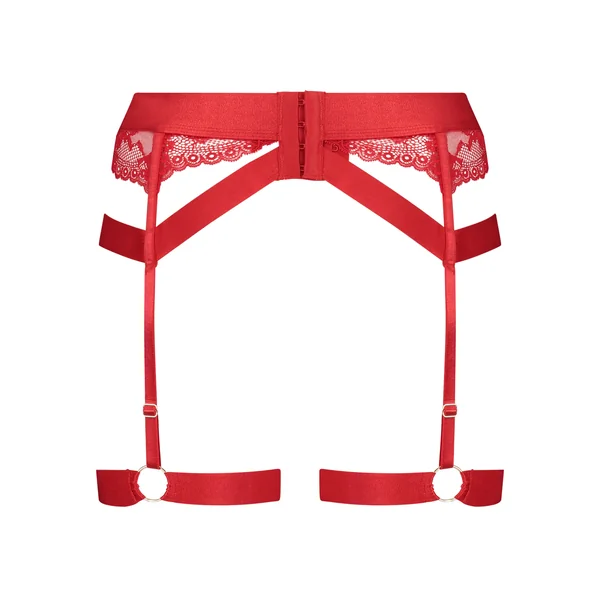 Porte-jarretelles Clementine - Rouge