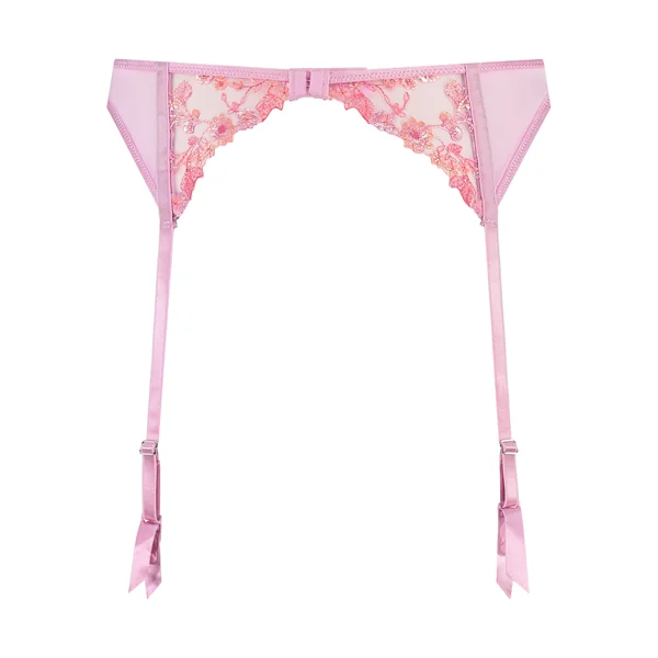 Porte-jarretelles Lillia - Rose