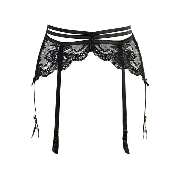 Porte-jarretelles noir V-10712