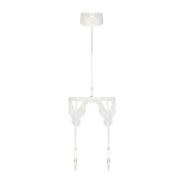 Porte-jarretelles privé Seraphina - Blanc