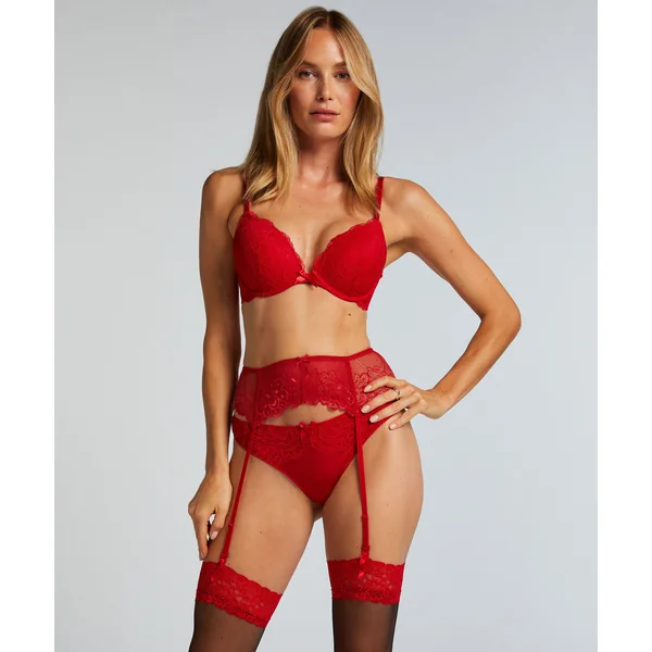 Porte-jarretelles - Rouge