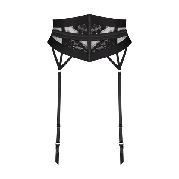 Porte-jarretelles Sable - Noir