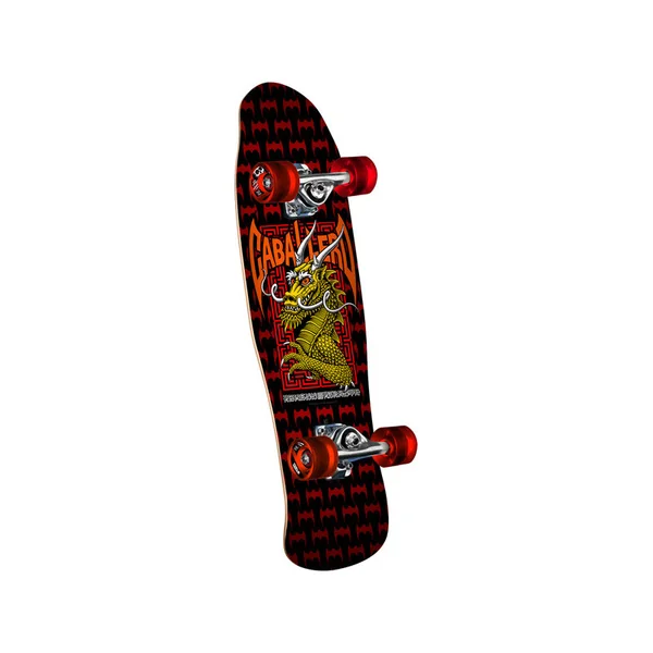 POWELL COMPLETE CRUISER CAB DRAGON MINI BLK RED 8.0 X 29.5