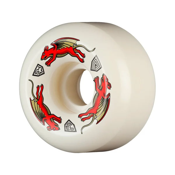 POWELL WHEELS (JEU DE 4) DRAGON 54MM X 34MM 93A V6 NANO RAT