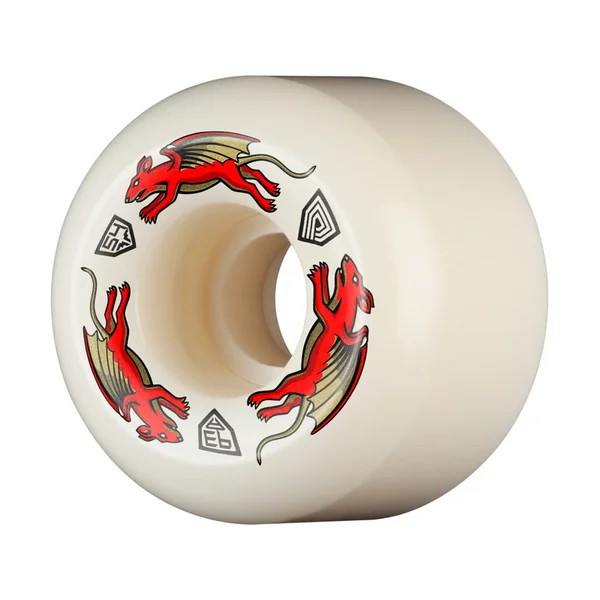 POWELL WHEELS (JEU DE 4) DRAGON 54MM X 39MM 93A A2 NANO RAT